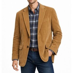 Vintage The Corduroy Collection Mens Sport‎ Coat 46XT Wide Wale Academia Preppy